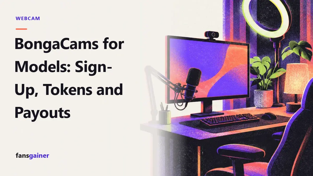 Cover: BongaCams for Models: Sign-Up, Tokens and Payouts