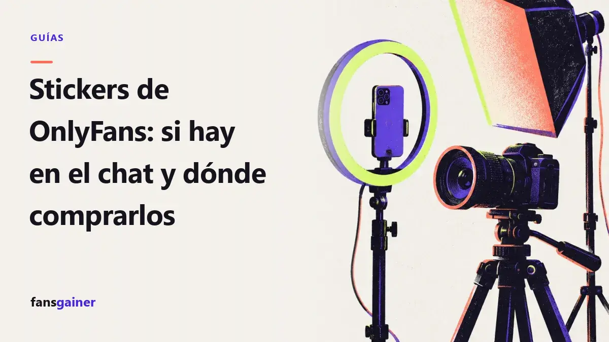 Portada: Stickers de OnlyFans: si hay en el chat y dónde comprarlos