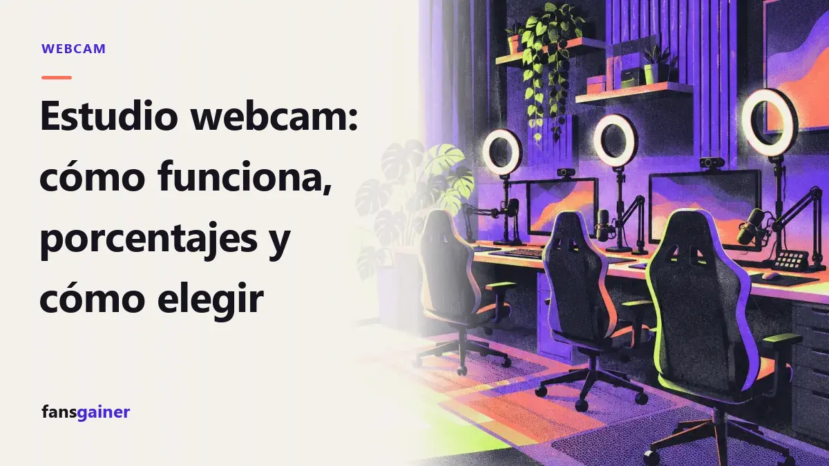 Portada: Estudio webcam: cómo funciona, porcentajes y cómo elegir