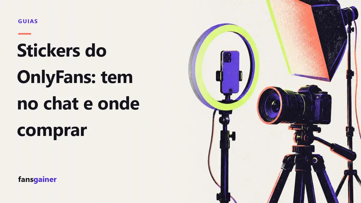 Capa: Stickers do OnlyFans: tem no chat e onde comprar
