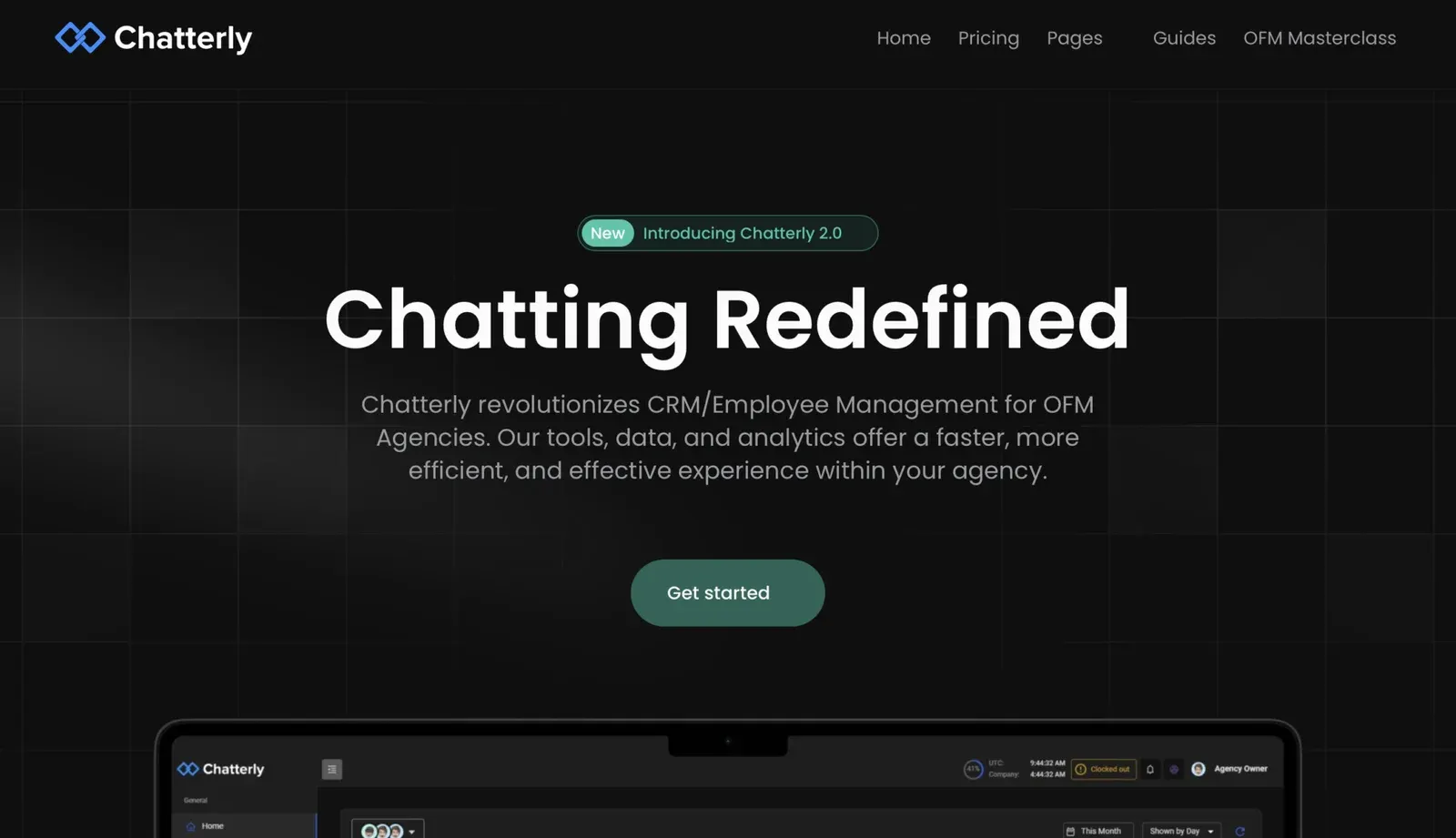 Captura del panel de Chatterly