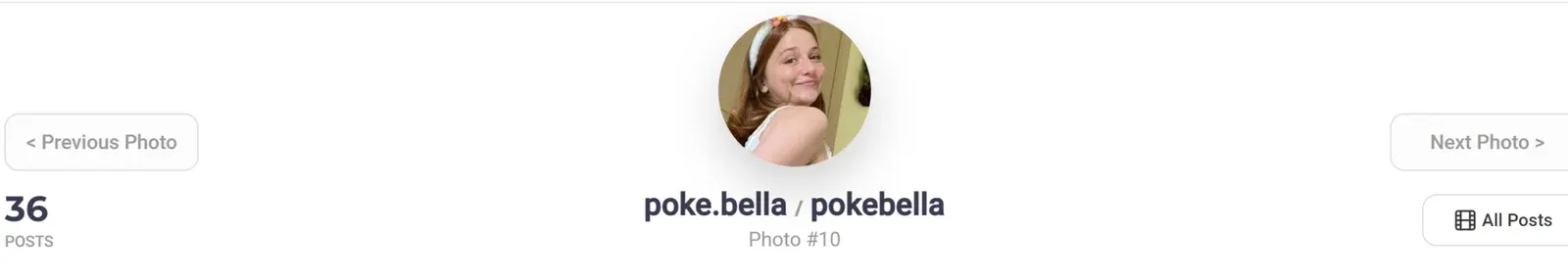 Perfil de Pokebella no OnlyFans