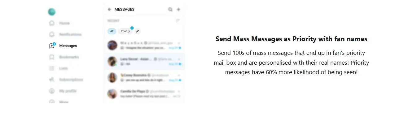 Pantalla de mensajes masivos y plantillas de BuddyX